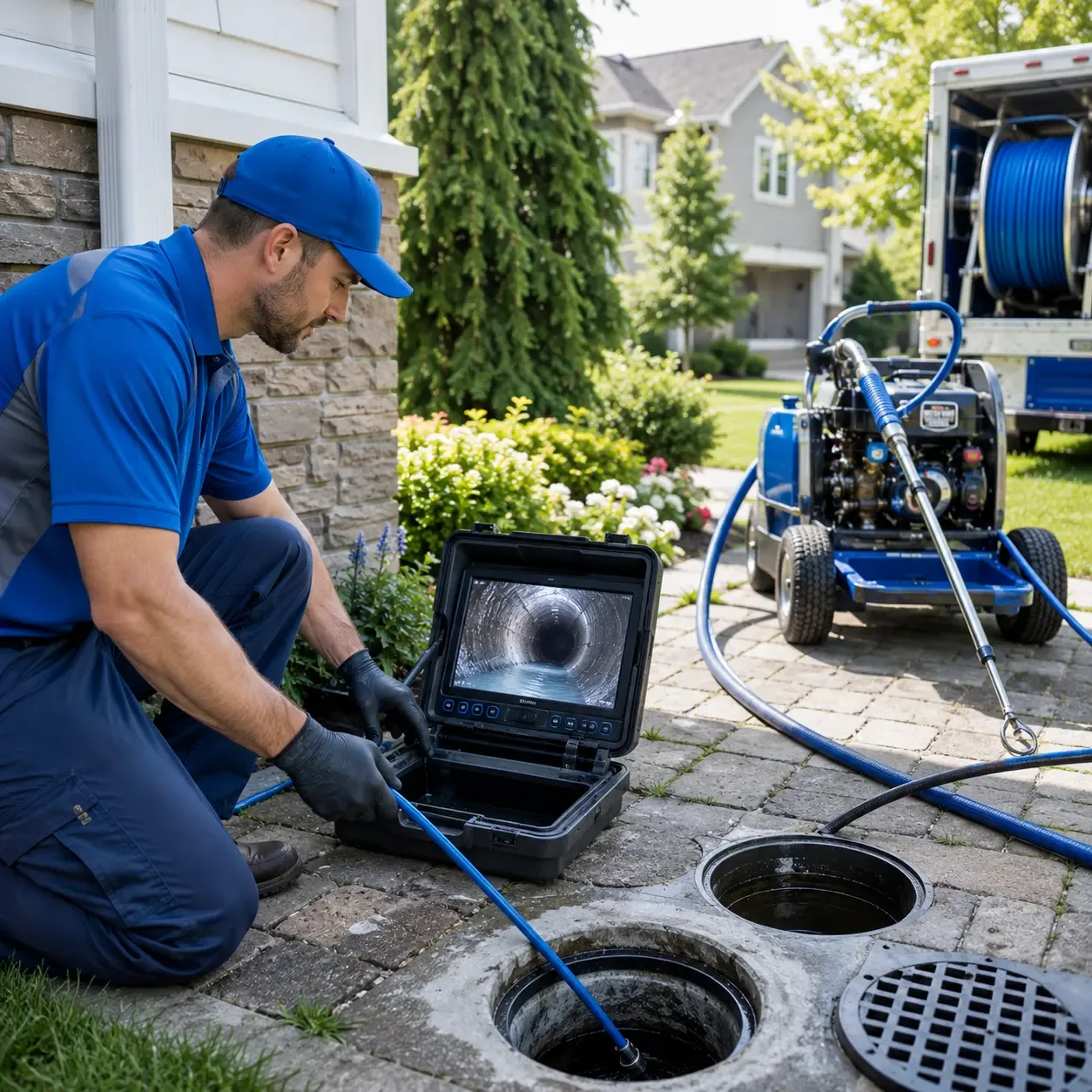 Outdoor drain cleaning professionals serving Mansura, LA